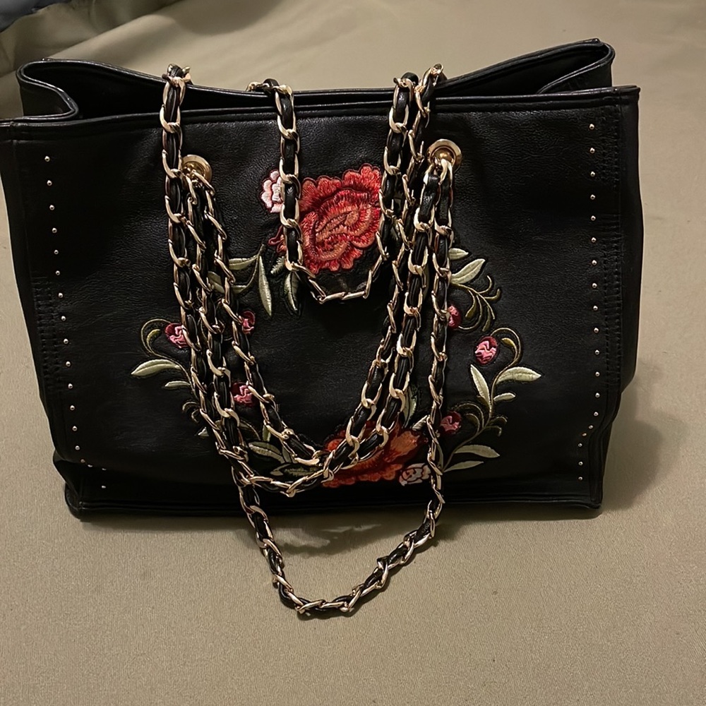 DREAM CONTROL New York  studded and Embroidered Tote BAG